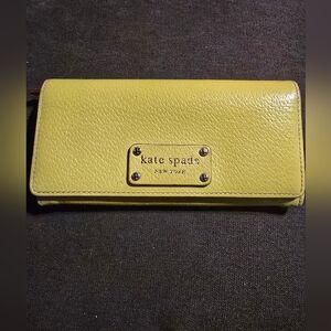 Kate Spade Yellow Wallet